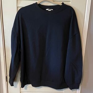 H&M Women's Navy Sweatshirt
